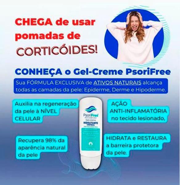 Imagem de Creme Natural PSORIFREE Para Psoríase 100G Formula Avançada - 2UN