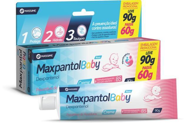 Imagem de Creme para Assaduras Maxpantol Baby - 90g - Massime