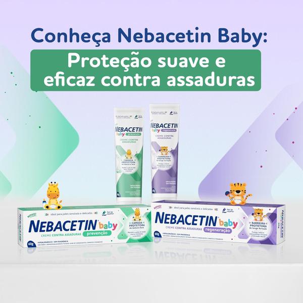 Imagem de Creme para Assaduras Nebacetin Baby Prevenção 60g