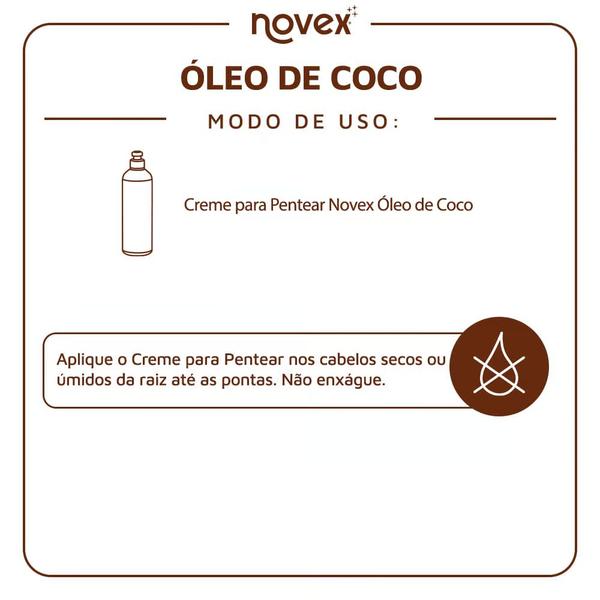 Imagem de Creme para Pentear Nutritivo Novex Óleo de Coco 300ml