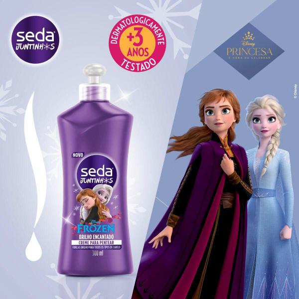 Imagem de Creme para Pentear Seda Infantil Frozen Juntinhos Brilho Encantado 300ml