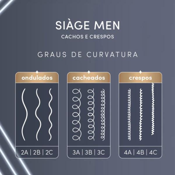 Imagem de Creme para Pentear Siàge Men Crespos 450g - Eudora