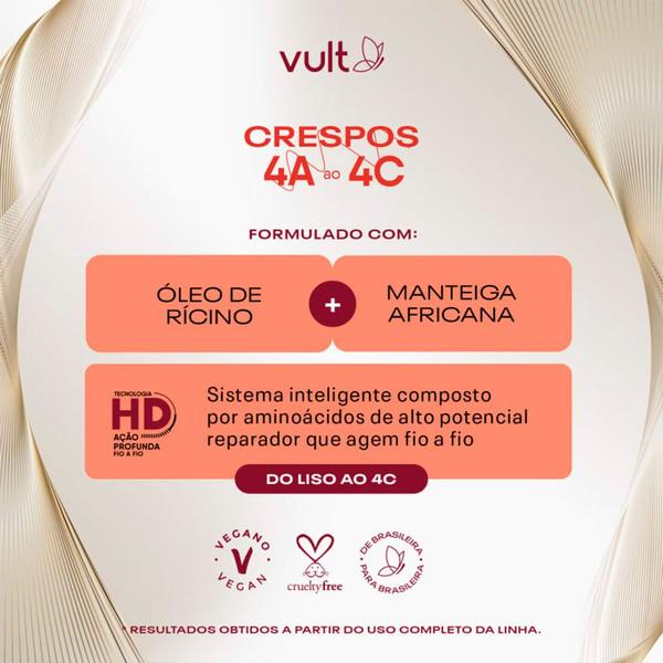 Imagem de Creme Para Pentear Vult Ultra Nutritivo Crespos 4A a 4C 300ml