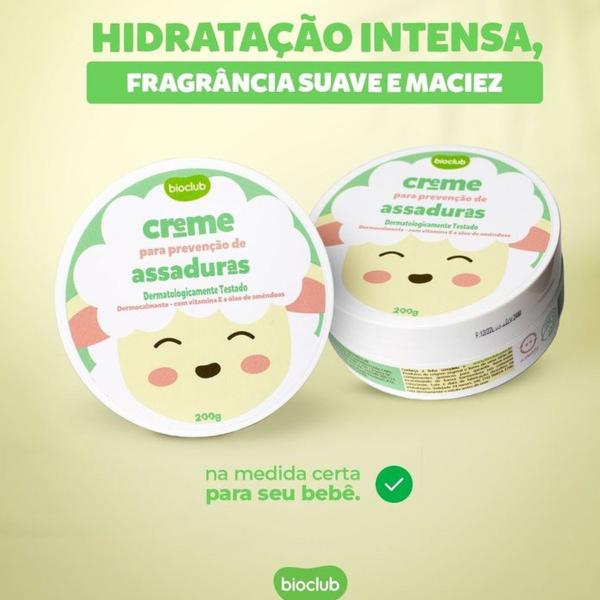 Imagem de Creme para prevenção de assaduras - 200g - bioclub