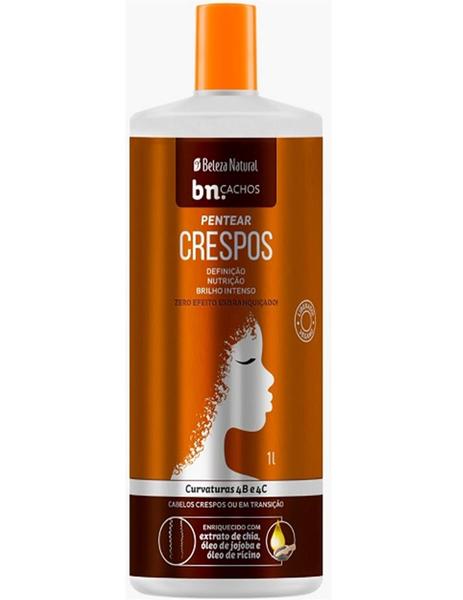 Imagem de Creme Pentear Beleza Natural 1l Cachos Soltos 3a3b Seiva Finalizacao Incolor