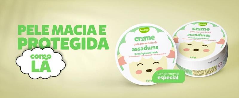 Imagem de Creme Pomada Prevenção de Assaduras Vegano Orgânico Bioclub