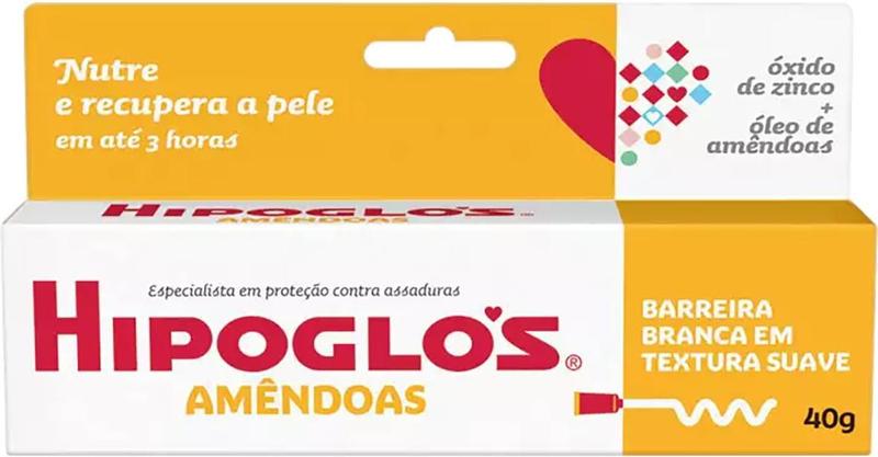 Imagem de Creme Preventivo Contra Assaduras Hipoglós Amêndoas 40G