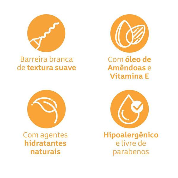 Imagem de Creme Preventivo Contra Assaduras Hipoglós Amêndoas 80g - Nova Fórmula