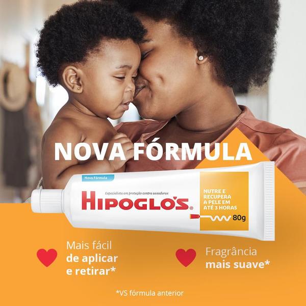 Imagem de Creme Preventivo Contra Assaduras Hipoglós Amêndoas 80g - Nova Fórmula