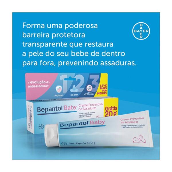 Imagem de Creme Preventivo de Assaduras Bepantol Baby 120g Leve Mais Por Menos