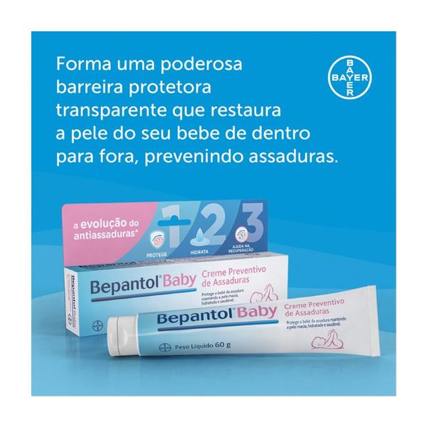 Imagem de Creme Preventivo de Assaduras Bepantol Baby 60g