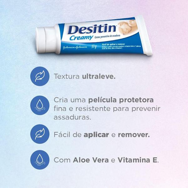 Imagem de Creme Preventivo de Assaduras Desitin Creamy 113g