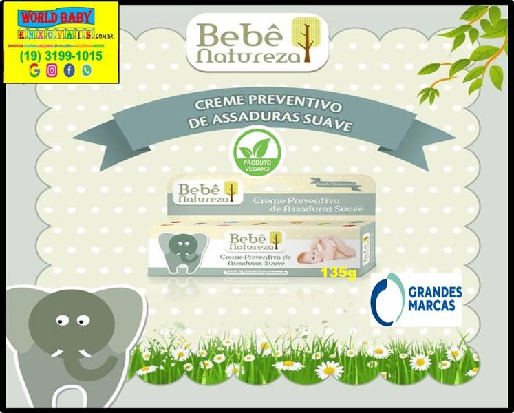 Imagem de Creme Preventivo de Assaduras Suave Bebê Natureza - 135g - GRANDES MARCAS