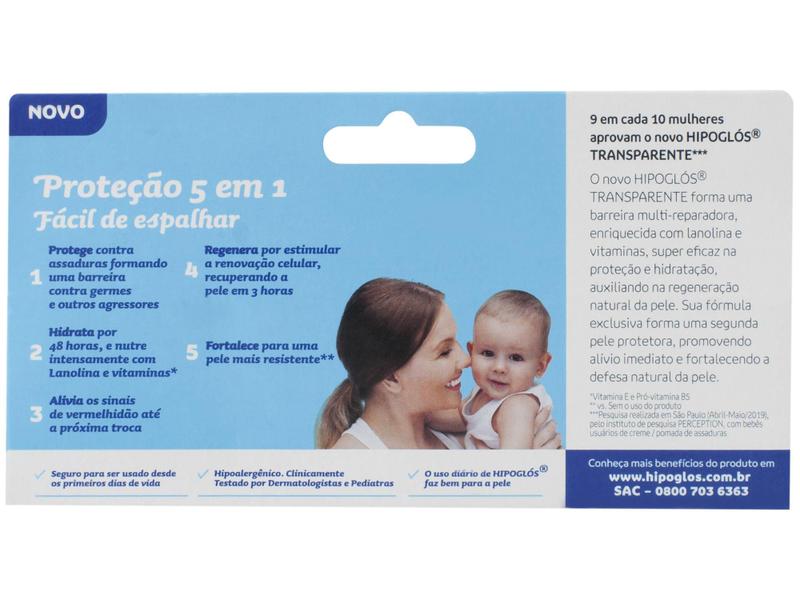 Imagem de Creme Preventivo para Assadura Hipoglós - Transparente 30g