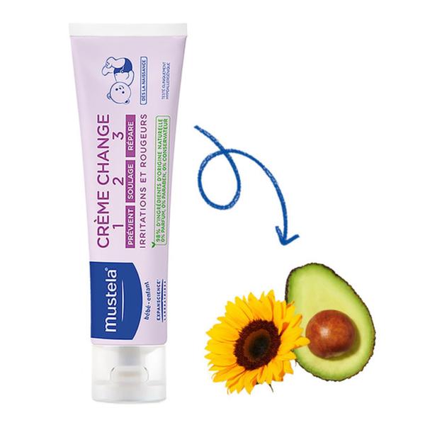 Imagem de Creme Vitaminado Preventivo de Assaduras - 1,2,3 - 100ml - Mustela