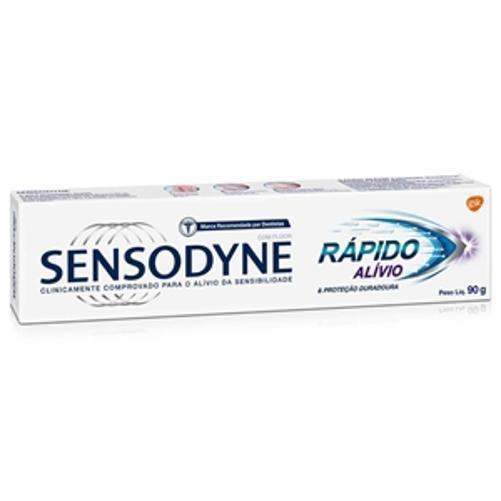 Imagem de Crene Dental Sensodyne Rápido Alívio Branqueador 90G