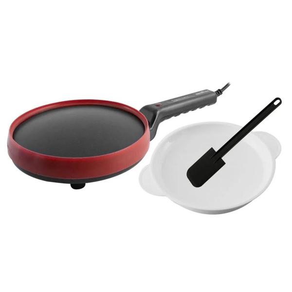Crepioca Britânia 3 em 1 Panquequeira Elétrica Omeleteira e Tapioqueira 800W 110V Imagem de Crepioca Britânia 3 em 1 Panquequeira Elétrica Omeleteira e Tapioqueira 800W 110V