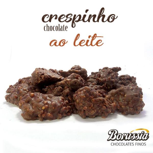 Crespinho Chocolate ao Leite Borússia Chocolates - Borússia Chocolates Imagem de Crespinho Chocolate ao Leite Borússia Chocolates
