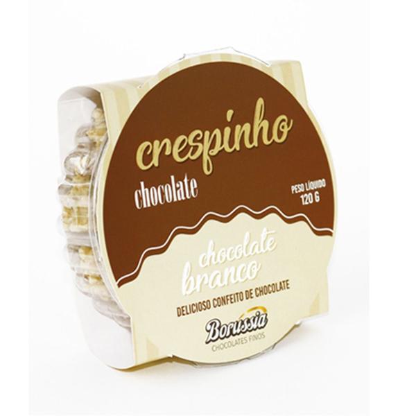 Crespinho Chocolate Branco Borússia Chocolates - Borússia Chocolates Imagem de Crespinho Chocolate Branco Borússia Chocolates