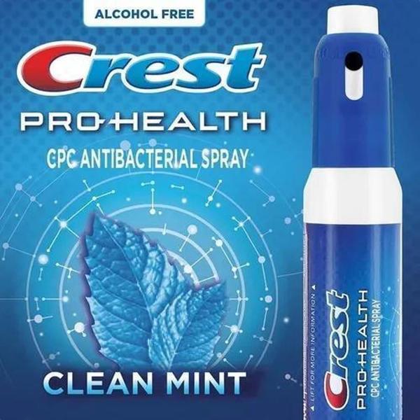 Imagem de Crest Pró-Saúde Spray Sem Álcool Portátil Sabor Menta 13 Ml