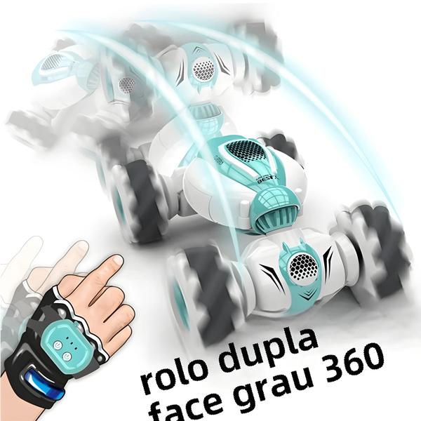 Imagem de Crianças 2.4GHz 4WD Mini RC Stunt Car Gesto Sensor Relógio De Controle Remoto Brinquedo De Deriva