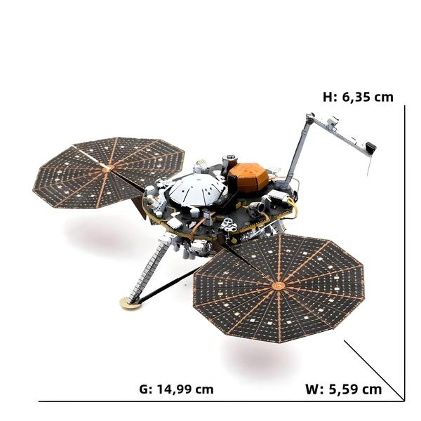 Imagem de Crianças 3d Metal Quebra-cabeça Exploração Espacial Shuttle Hubble Telescópio Mars Rover Modelo