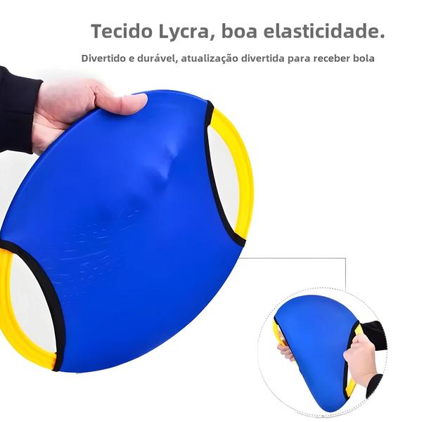 Imagem de Crianças Adultos Ao Ar Livre Interativo Saltando Círculo Jogando Brinquedo De Treinamento Elástico