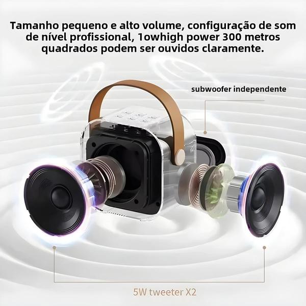 Imagem de Crianças Alto-falante Bluetooth Microfone Sem Fio Ktv Karaokê Mini Alto-falante Longa Espera Para