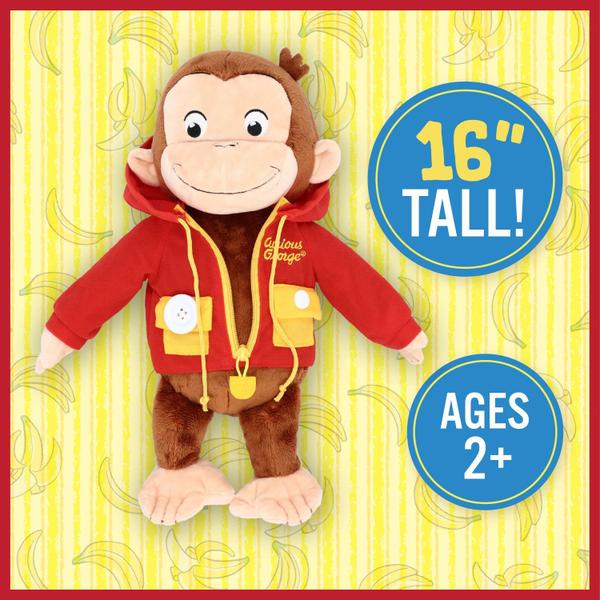 Imagem de Crianças de bichos de pelúcia PREFEREM Curious George Learn to Dress