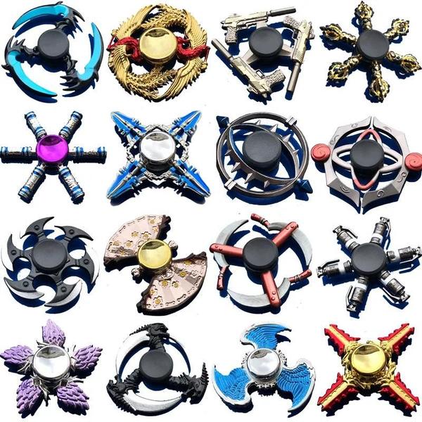 Imagem de Crianças Liga De Zinco Metal Fidget Spinner Mão Spinner Arma Criatividade Alívio Do Estresse