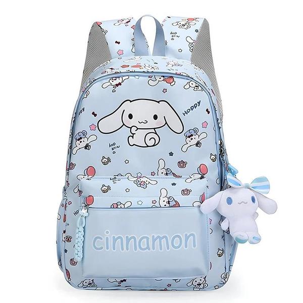 Imagem de Crianças Menina Grande Capacidade Série Cinnamoroll Dos Desenhos Animados Anime Mochila Conjunto De