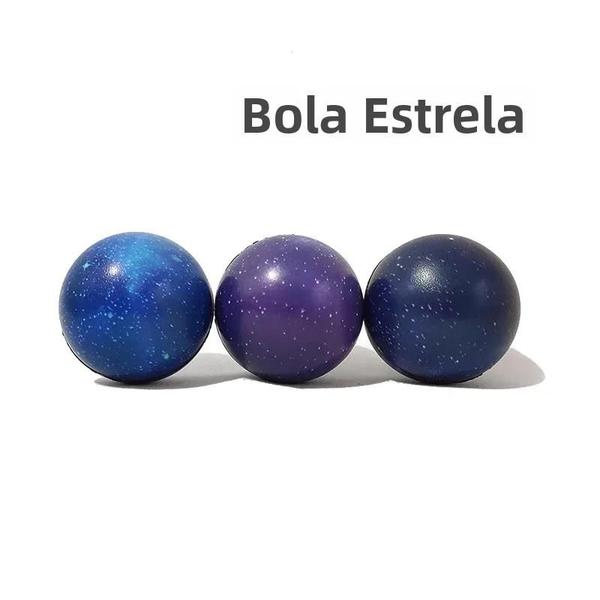 Imagem de Crianças Oito Planetas Lua Estrela Bola Saltitante Brinquedo Impressão Elástica Alívio Do Estresse