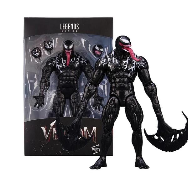 Imagem de Crianças Venom Legends Figura De Ação Conjunta Móvel Mudança Rosto Estátua Modelo Boneca Brinquedo