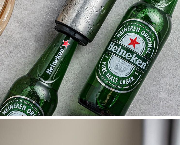 Imagem de Criativo magnético automático abridor de garrafa de cerveja cozinha aço inoxidável imprensa tampa saca-rolhas