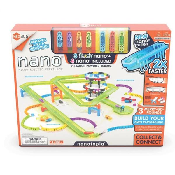 Imagem de Criaturas Micro Robóticas Nano Zone Hexbug 130 Peças Sunny