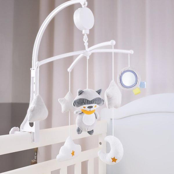 Imagem de Crib Mobile Bed Bell Rattles Music Educational Toys Wokex