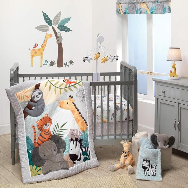 Imagem de Crib Mobile Bedtime Originals Mighty Jungle Musical Baby