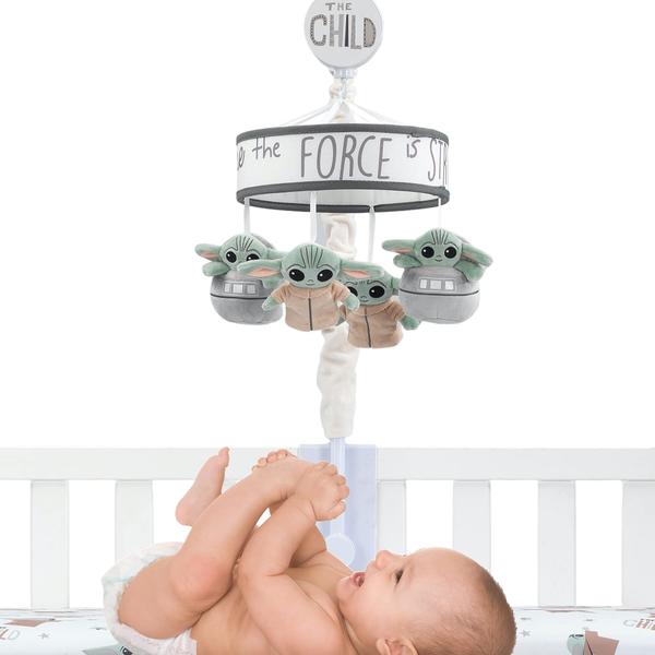 Imagem de Crib Mobile Lambs & Ivy Star Wars The Child/Baby Yoda Music