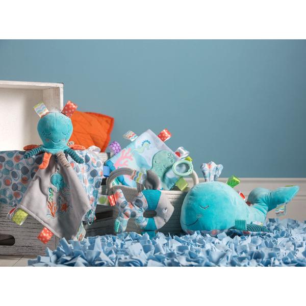 Imagem de Crinkle Me Toy Taggies Sleepy Seas Octopus com papel para bebês