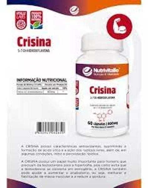 Imagem de Crisina 800Mg 60 Capsulas Nutrivitalle