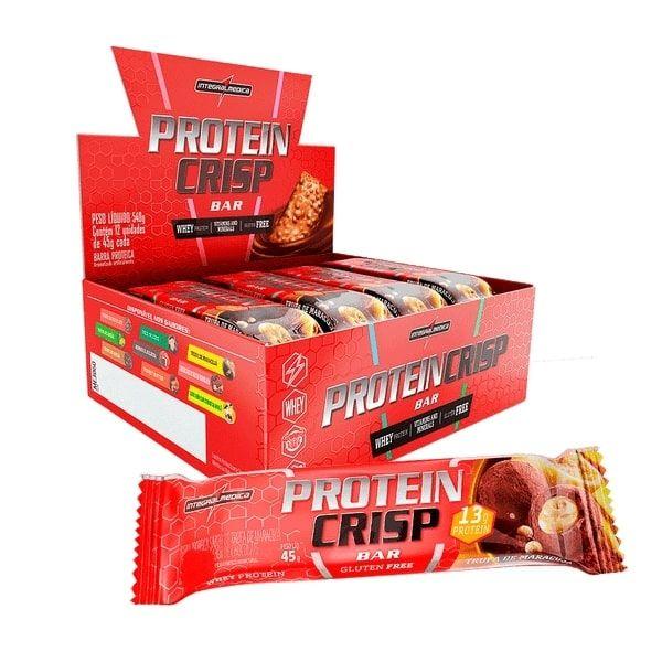 Crisp Bar Caixa 12 Unidades (540g) - Sabor Trufa de Maracujá - Integralmédica Imagem de Crisp Bar Caixa 12 Unidades (540g) - Sabor Trufa de Maracujá