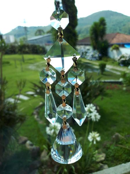 Imagem de Cristal Suncatcher sala quarto jardim Feng Shui BIX 002