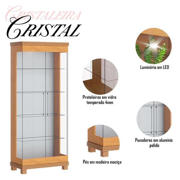 Imagem de Cristaleira Ambiente Cristal Nature - Imcal