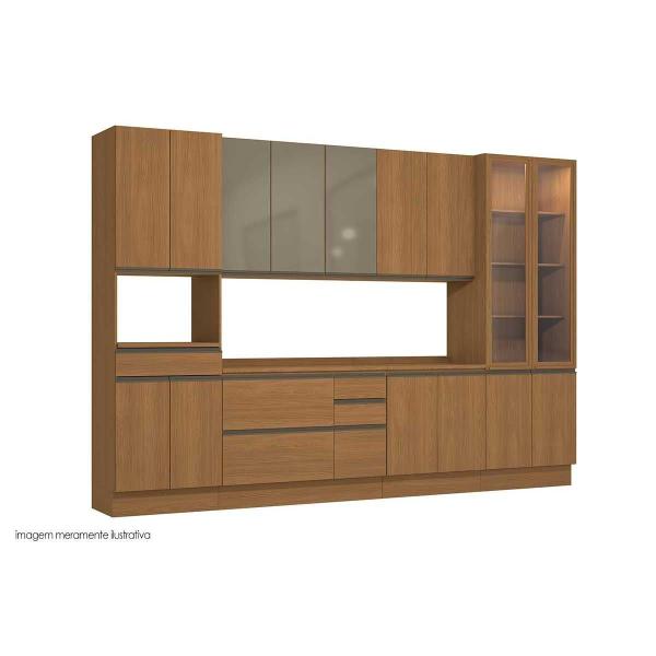 Cristaleira de Cozinha Maxxi G756 c/ 4 Portas (2 c/ Vidro) 80cm