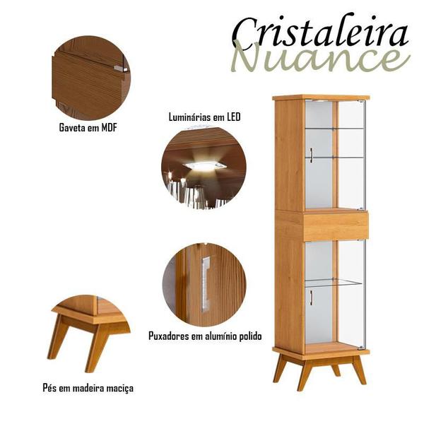 Imagem de Cristaleira Nuance Nature - Imcal