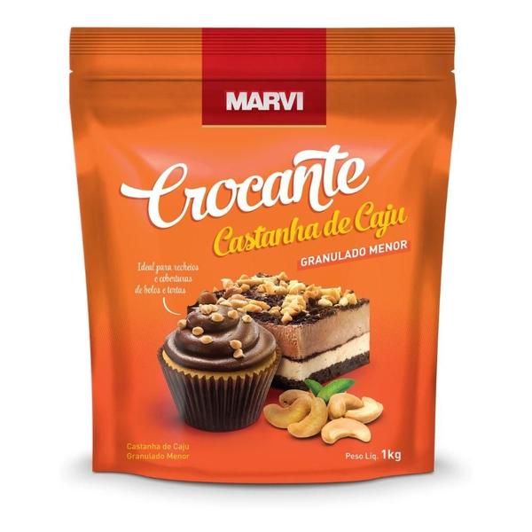 Crocante Castanha de Caju Marvi 1kg Imagem de Crocante Castanha de Caju Marvi 1kg