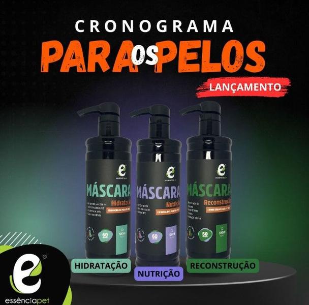 Imagem de Cronograma Para os Pelos - Kit Máscaras EssenciaPet