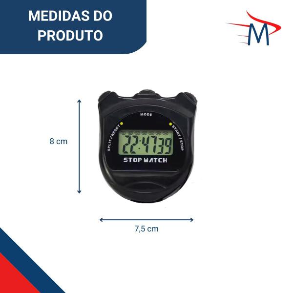 Imagem de Cronômetro Digital Multifuncional Alarme Profissional Apito