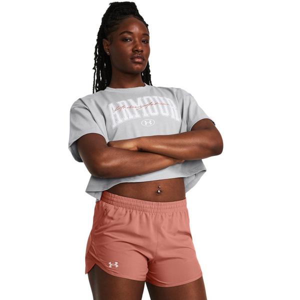 Imagem de Cropped de Treino Feminino Under Armour Heivyweight Scripted Wordmark