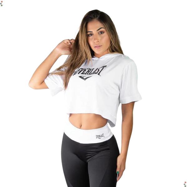 Imagem de Cropped everlast com capuz pro ronda feminino